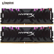 金士顿(Kingston) DDR4 3200 16GB(8G×2)套装 台式机内存条 骇客神条 Fury雷电系列