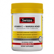 美亚销量第1、纯天然提取：4瓶x120片 Swisse Ultiboost 维生素C和麦卢卡蜂蜜