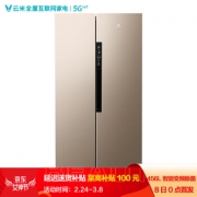 1日0点：VIOMI 云米 BCD-456WMSA 变频风冷 对开门冰箱 456L 2099元包邮