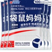 袋鼠妈妈 超细剔牙牙线300支
