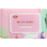 L-LIANG 良良 婴儿带盖湿巾 80抽*6包装 低至37.35元（3件75折）