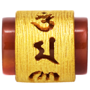 5日0点：Chow Sang Sang 周生生 85734P 大明咒足金玛瑙串珠 1.5g *2件 1693.1元包邮（合846.55元/件）