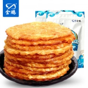 山东特产 金鹏 即食碳烤鳕鱼片 500g  色泽金黄