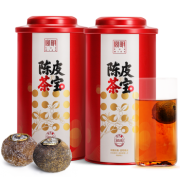 宫明茶叶 新会小青柑普洱茶熟茶 85克*2罐 175元包邮（需用券）