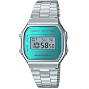 Casio 卡西欧 A168WEM-2JF 潮流复古方块电子表