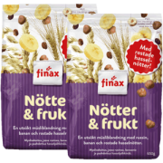 瑞典进口 Finax 坚果水果麦片 650g*2包