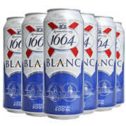 kronenbourg 1664 克伦堡1664 白啤酒 500ml*6罐 54元包邮（需用券）