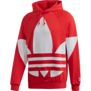 24日0点：adidas 阿迪达斯 三叶草 BG TREFOIL HOOD FM9907 男款运动套头衫 *2件 低至279.3元