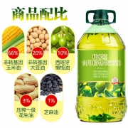 含10%橄榄油：好运花 西班牙进口偶比橄榄油 5L