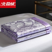 北极绒 冰丝凉席3件套 凉而不冰