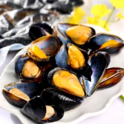 山东特产：中号，卿果卿城  海虹青口贝 5斤