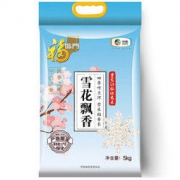 京东PLUS会员： 福临门 雪花飘香 长粒香大米 5kg *3件 +凑单品