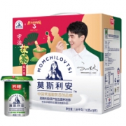 光明 莫斯利安 常温酸奶酸牛奶抹茶味110g*18杯装 赠卡乐比原味水果麦片200g*4件