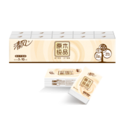 凑单品：清风 原木纯品 手帕纸 3层10张*10包 *2件 7.02元（合3.51元/件）
