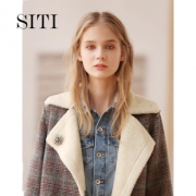 24日0点：Siti Selected 17DC208b 女士格纹大衣 低至119.95元/件