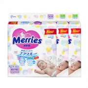 1日0点： Merries 花王妙而舒 NB90片*1包+S82片*2包
