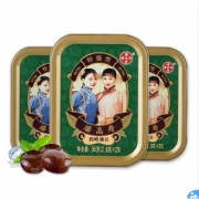 潘高寿 薄荷润喉糖 铁盒装 56g*3盒 19.8元包邮（需用券）