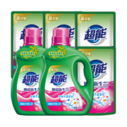 88VIP：超能 焕彩新生 双离子洗衣液 （1.5kg*2+500g*4） *2件 65.55元包邮（前1分钟）