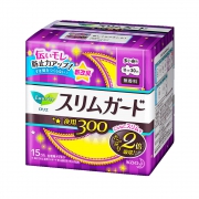 Laurier 乐而雅 超薄瞬吸量多夜用卫生巾 300mm*15片 *3件 89.3元包税包邮（合29.77元/件）