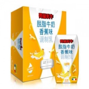 荷兰乳牛 脱脂牛奶香蕉味 200ml*12盒*2件