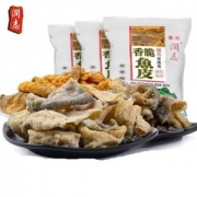 香港美食 润志 矶烧鱼皮 110g*3包