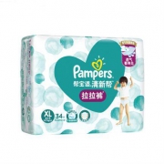 Pampers帮宝适 清新帮 拉拉裤 XL34片*5件