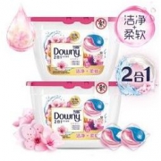 当妮 Downy 杨幂同款 2合1洁净柔软香水洗衣凝珠(樱花) 25颗X2盒 非洗衣液 不加柔顺剂也能持久留香（多色） *2件