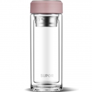 8日18点：SUPOR 苏泊尔 双层玻璃杯 珊瑚粉 330ml 49元（前500件）