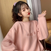 欧珂恋 OKL129 女士加厚加绒慵懒风卫衣