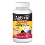 中亚Prime会员： Airborne 维生素C 浆果咀嚼片 116片 *3件