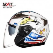 GXT 摩托车头盔 双镜片半盔