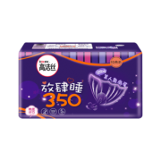 ￥6.32 kotex高洁丝经典棉柔丝薄系列亲亲棉夜用卫生巾350mm5片