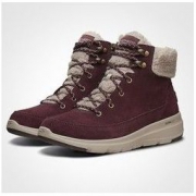 SKECHERS 斯凯奇 16677-L419W177 女士羊羔绒雪地靴