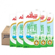 安佳（Anchor）轻欣脱脂牛奶1L*12/盒整箱 新西兰进口牛奶