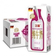 兰雀（Lacheer） 全脂纯牛奶 1L*12盒整箱装 早餐奶 波兰原装进口 *3件