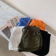 宽松直筒 高腰休闲阔腿 运动短裤