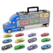 LNSU 凌速 LS6601 车模玩具 12只装蓝色款