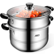 88VIP：ASD 爱仕达 QVL1526 不锈钢二层蒸锅 26cm 低至70.3元包邮（前2小时，需用券）