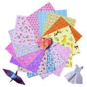 积米 手工彩色折纸 12*12cm 100张 1.9元包邮（需用券）