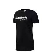 5号0点:Reebok锐步 CL  TEE女子休闲运动LOGO短袖T恤FRZ13  DT7224