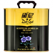 DalySol 黛尼 冷压榨亚麻籽油 2L 99.9元，可优惠至49.95元