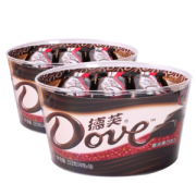 Dove 德芙巧克力 252g*2盒 黑巧/丝滑牛奶2种口味