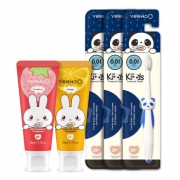 YEEHOO 英氏  儿童牙刷牙膏套装 牙膏*2+软毛牙刷*3 39元包邮（需用券）