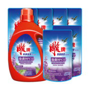 88VIP：雕牌 除菌馨香洗衣液 1kg+补充液 500g*6袋  *2件 +凑单品 57.9元包邮（前5分钟，合28.95元/件）