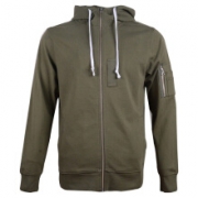 CONVERSE 匡威 男子 Men's Sleeve Pocket FZ Hoodie 针织连帽开衫 10017992-A02