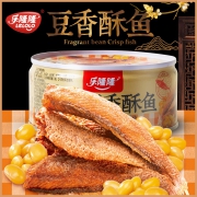 新低、乐隆隆 豆香酥鱼140gx3罐