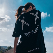 RickyIsClown SS19-ADXL-T001男士短袖t恤