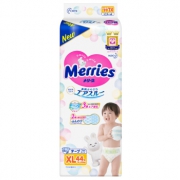 Merries 妙而舒 婴儿纸尿裤 XL 44片 *4件 348.8元包邮（合87.2元/件）