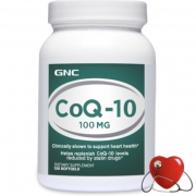 GNC 健安喜 辅酶Q10胶囊 成人 100mg*120粒+GNC 健安喜 钙片含维生素D3 1000mg 180片 222.02元含税包邮（下单立减）