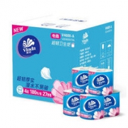 维达(Vinda) 卷纸 超韧4层180g卫生纸巾*27卷(整箱销售) *3件